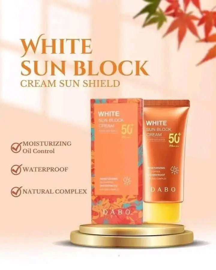 Dabo White Sunblock Cream Power Sun Shield SPF 50 PA+++ 70ml