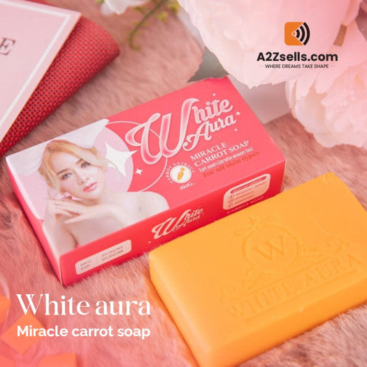 White Aura Miracle Carrot Soap