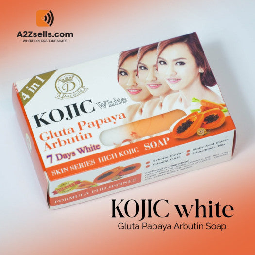 KOJIC WHITE GLUTA PAPAYA ARBUTIN SOAP