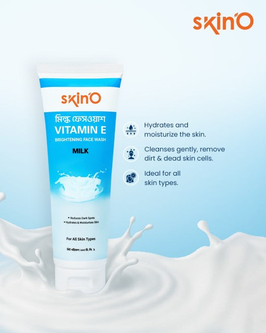 Skino Vitamin E brigthening face wash