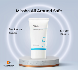 Missha All Around Safe Aqua Sunblock SPF50+ (50ml)