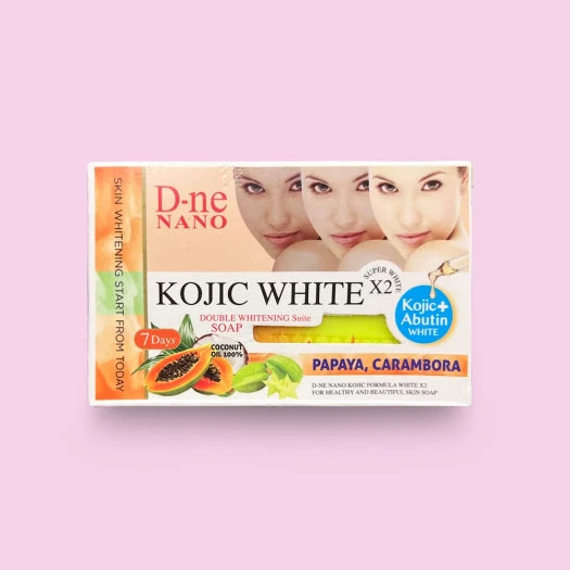 D-NE NANO Kojic White papaya carambola soap