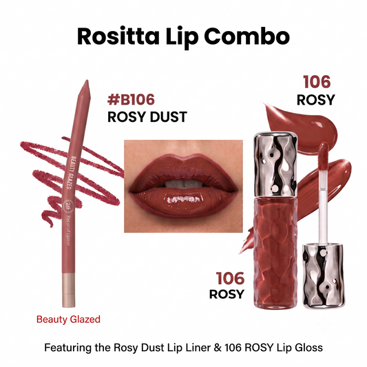 Beauty Glazed Rositta Lip Combo