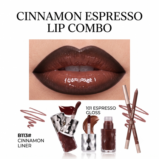 Beauty Glazed Cinnamon Espresso Lip Combo