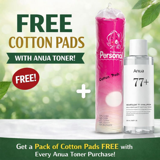 Anua Heartleaf 77% Soothing Toner + Personal Cotton Pad