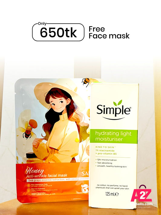 Simple Kind to Skin Hydrating Light Moisturiser 125ml