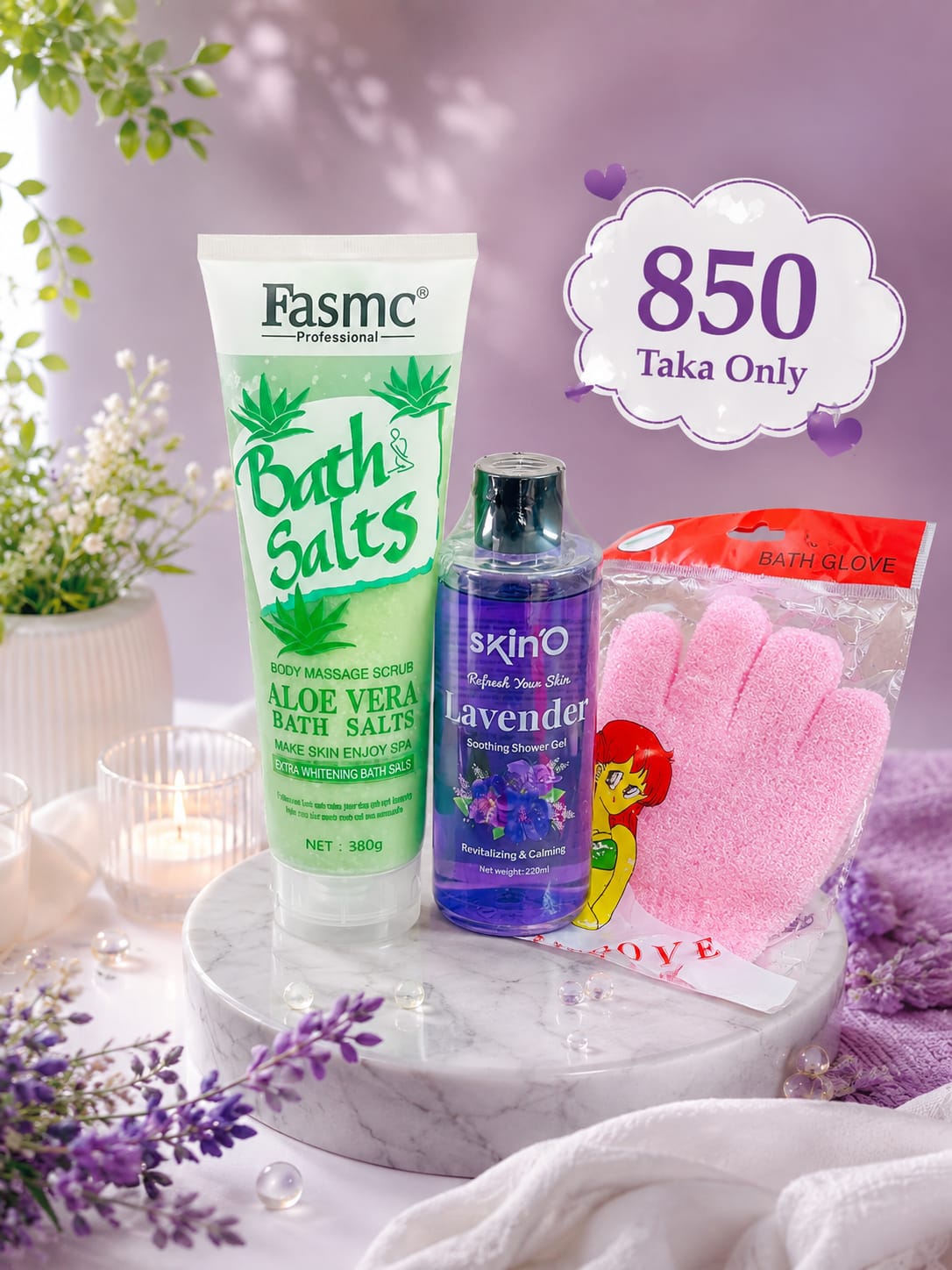 Aloe Lavender Spa Combo