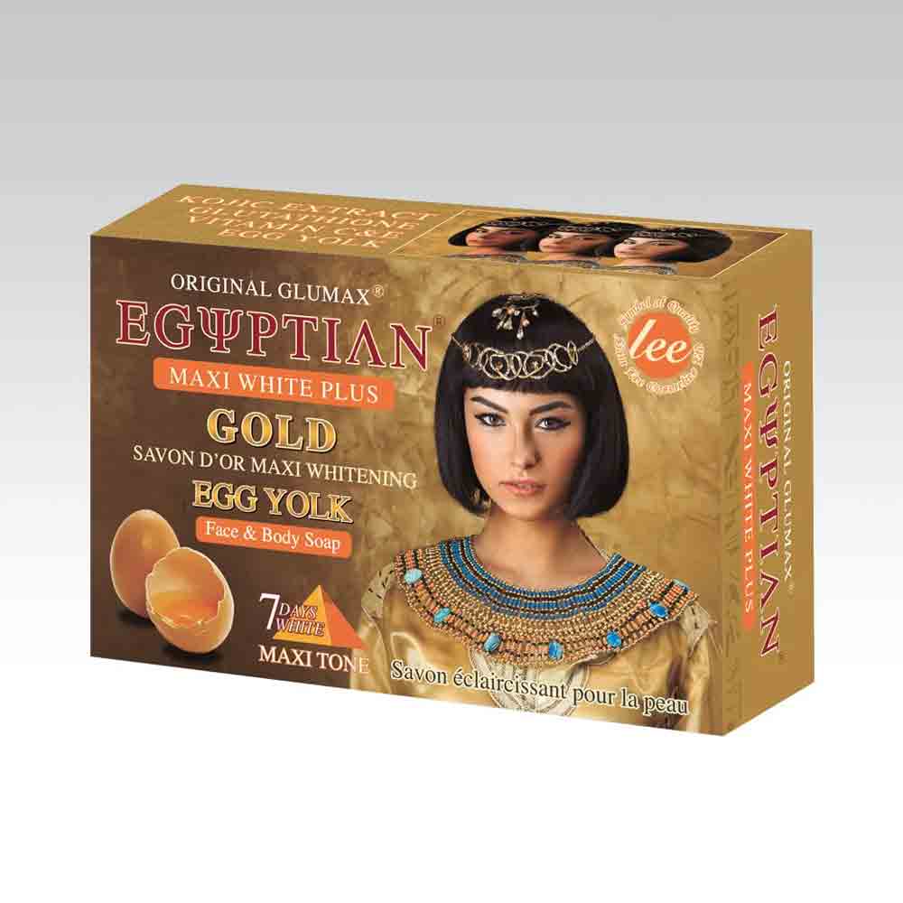 Egyptian Gold Egg Yolk Maxi White Face & Body Soap -160g